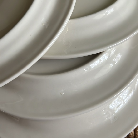 Vintage 1985 Shenango China Dessert Plates -used VGC bundle of 4 - Picture 9 of 11